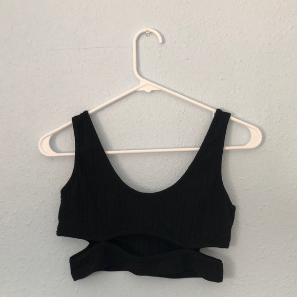 Tops - SOLD — women’s cut-out bralette crop top
